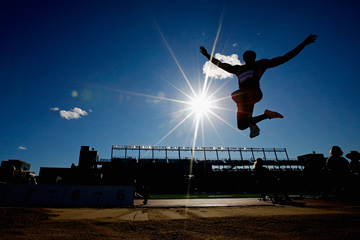 USA's Marquise Goodwin in action in the long jump (Getty Images)