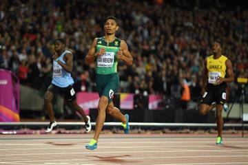 Wayde van Niekerk wins the 400m at the IAAF World Championships London 2017 (Getty Images)