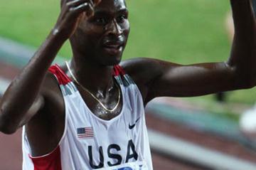 Bernard Lagat celebrates winning 5000m gold in Osaka (Getty Images)