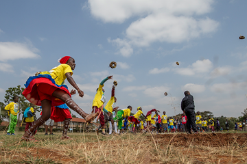 The IAAF Kids Athletics event in Nairobi (Getty Images)