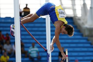 Armand Duplantis at the IAAF World Youth Championships Cali 2015 (Getty Images)