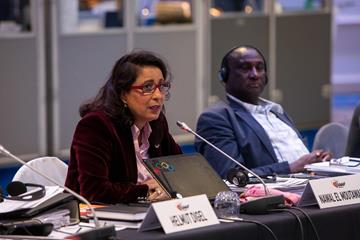 IAAF council member Nawal El Moutawakel at the 2014 IAAF Council Meeting in Monaco (Philippe Fitte / IAAF)