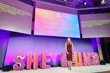 Paula Radcliffe at the 'She Runs - Active Girls’ Lead’ event in Paris (Organisers)