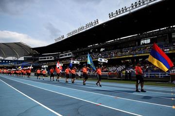 Opening ceremony at the IAAF World Youth Championships, Cali 2015 (Getty Images)