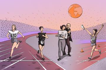 Pioneers in women's athletics (Christel Saneh)