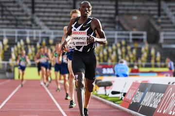Timothy Cheruiyot wins the 1500m at the Diamond League meeting in Stockholm (AFP / Getty Images)