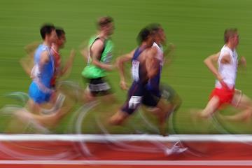 Athletes in action in the 800m (Getty Images)