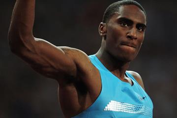 US high jumper Erik Kynard at the 2013 IAAF London Diamond League meeting (Getty Images)