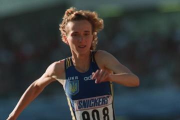Inessa Kravets at the 1995 IAAF World Championships (Getty Images)