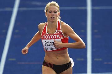 Denmark's Sara Petersen in the women's 400m hurdles at the 2009 IAAF World Championships in Berlin (Getty Images)