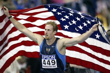 Tom Pappas celebrates winning the men's heptathlon (Getty Images)