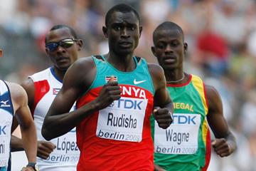 David Rudisha in action at the IAAF World Championships (Getty Images)