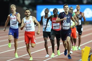 Pierre-Ambroise Bosse wins the 800m at the IAAF World Championships London 2017 (Getty Images)