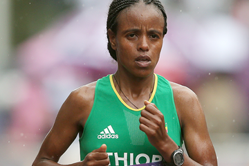 Mare Dibaba in the marathon at the Olympic Games (Getty Images)