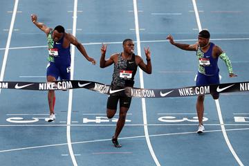 Christian Coleman collects his first US 100m title (Getty Images)
