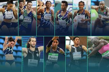 2021 World Athletics Indoor Tour winners (Getty / Jean-Pierre Durand)
