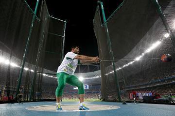 Dilshod Nazarov in the hammer at the Rio 2016 Olympic Games (Getty Images)