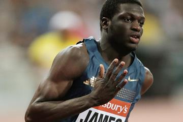 Grenadian sprinter Kirani James in action (Getty Images)