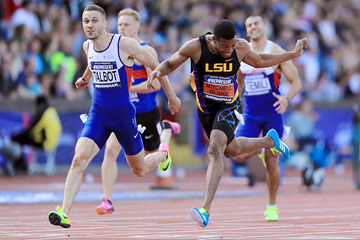 Nethaneel Mitchell-Blake wins the 200m at the British Championships (Getty Images)