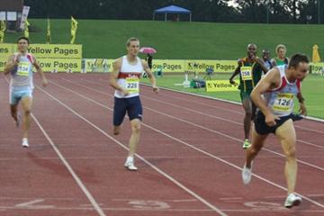 Louis van Zyl runs a personal best 44.86 400m in South Africa (mark Ouma)