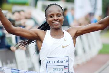 Hellen Obiri wins at the Cross Internacional Juan Muguerza in Elgoibar (Asociación ANOC)