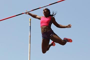Yarisley Silva at the IAAF Diamond League meeting in Birmingham (Jean-Pierre Durand)