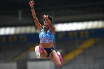 Germany's Malaika Mihambo in action in the long jump (Getty Images)