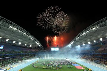 Daegu 2011 - fireworks (Getty Images)
