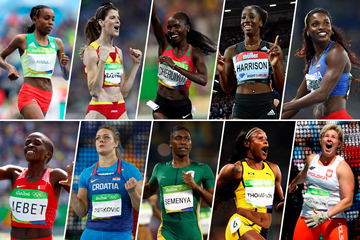 The 2016 World Athlete of the Year women's nominees (Getty Images)