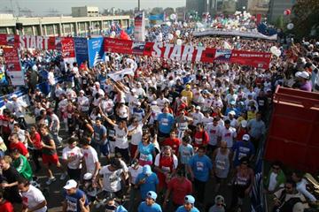 Start of the 2007 Blom Beirut Marathon (Rima Nehme)