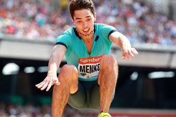 Aleksandr Menkov at the 2013 IAAF Diamond League in London (Victah Sailer)