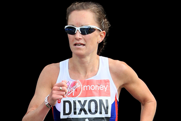 Alyson Dixon in action at the London Marathon (Getty Images)