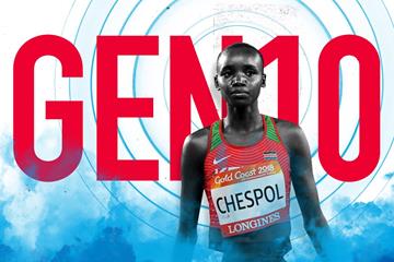 Gen 10: Kenyan steeplechaser Celliphine Chespol (Getty Images)