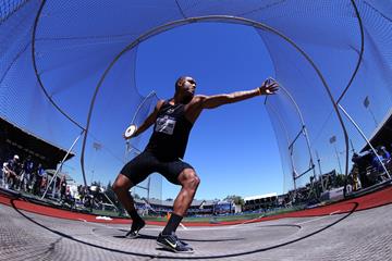 Garrett Scantling in the decathlon discus at the 2016 US Olympic Trials (Getty Images)