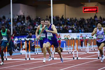 Andy Pozzi en route to victory in Madrid (Dan Vernon)