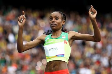 Almaz Ayana wins the 10,000m at the Rio 2016 Olympic Games (Getty Images)