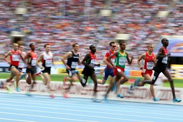 Asbel Kiprop in the mens 1500m Final at the IAAF World Athletics Championships Moscow 2013 (Getty Images)