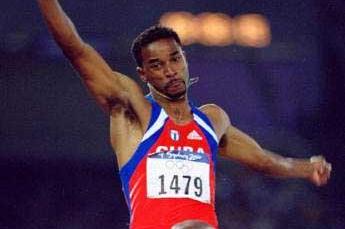 Ivan Pedroso at the 2000 Olympic Games (© Allsport)