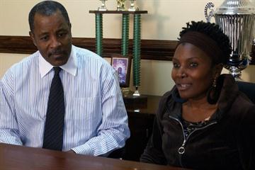 Pauline Davis Thompson with Franklyn Wilson (c)