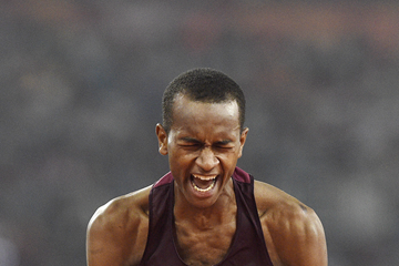 Mutaz Essa Barshim at the IAAF World Championships (AFP / Getty Images)