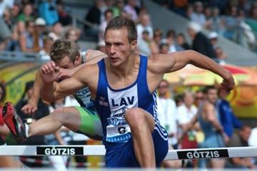 Michael Schrader en route to his breakthrough victory in Gotzis (Lorenzo Sampaolo)