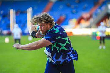 Ryan Crouser in Ostrava (Stepan Sipla (Organisers))