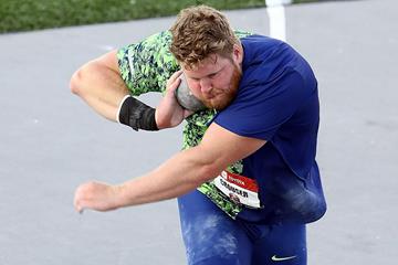 Ryan Crouser spins to the US title in Des Moines (Getty Images)