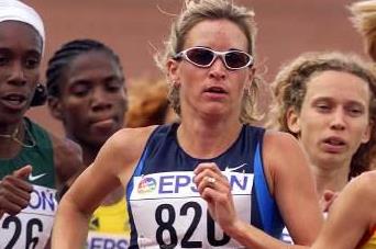 2001 IAAF World Championships 1500m Heats - Suzy Favor-Hamilton (© Allsport)