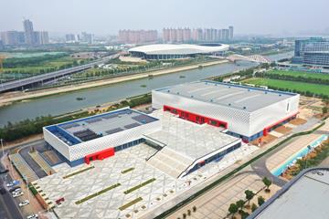 Nanjing’s Cube, venue for the World Athletics Indoor Championships Nanjing 2020 (LOC)
