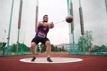 Pawel Fajdek on his way to winning the hammer (Organisers / sport-pics.cz)