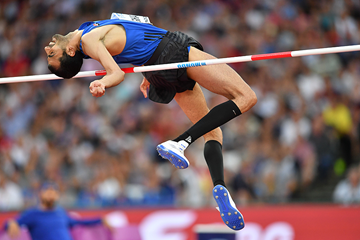 High jump bronze medallist Majd Eddin Ghazal at the IAAF World Championships London 2017 (AFP / Getty Images)