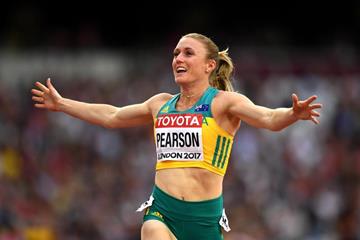 Sally Pearson in the 100m hurdles at the IAAF World Championships London 2017 (Getty Images)