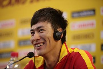 Chen Ding at the Taicang 2014 press conference (Getty Images)