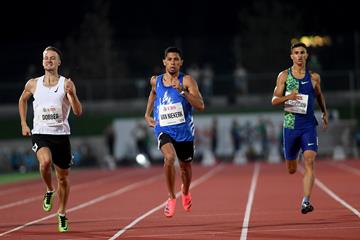 Wayde van Niekerk in Bellinzona (Ti-Press / Alessandro Crinari (organisers))